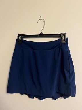 Nike Navy Blue Dry Fit Athletic Skirt with shorts under